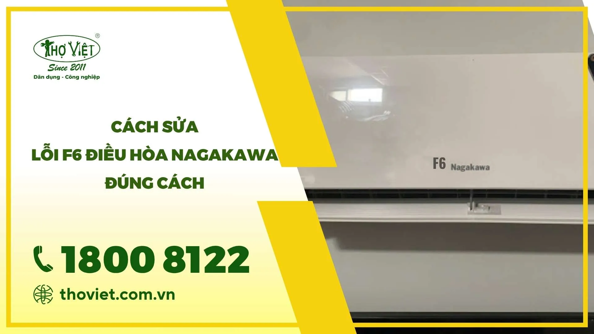 Lỗi F6 điều hòa Nagakawa