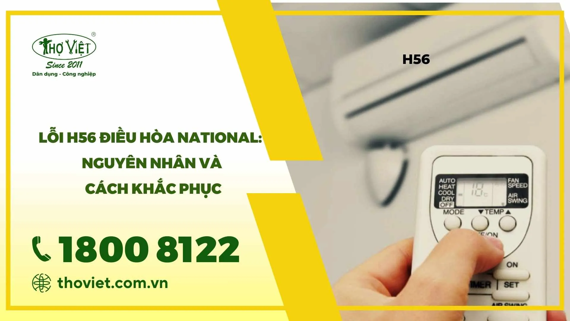 Lỗi H56 điều hòa National