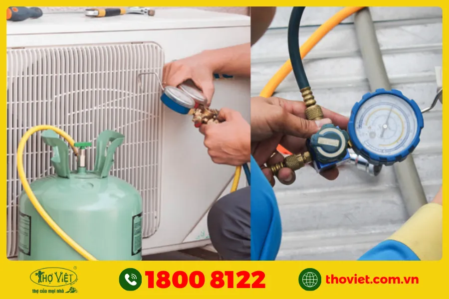 Máy lạnh Casper thiếu gas hoặc hết gas lạnh