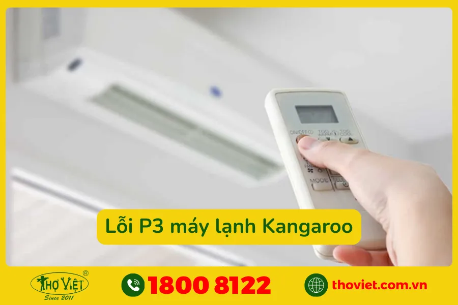 Máy lạnh Kangaroo báo lỗi P3