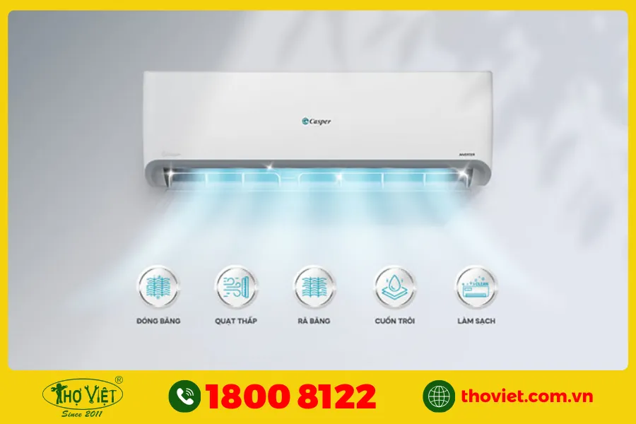 Mã lỗi điều hòa Casper Inverter treo tường