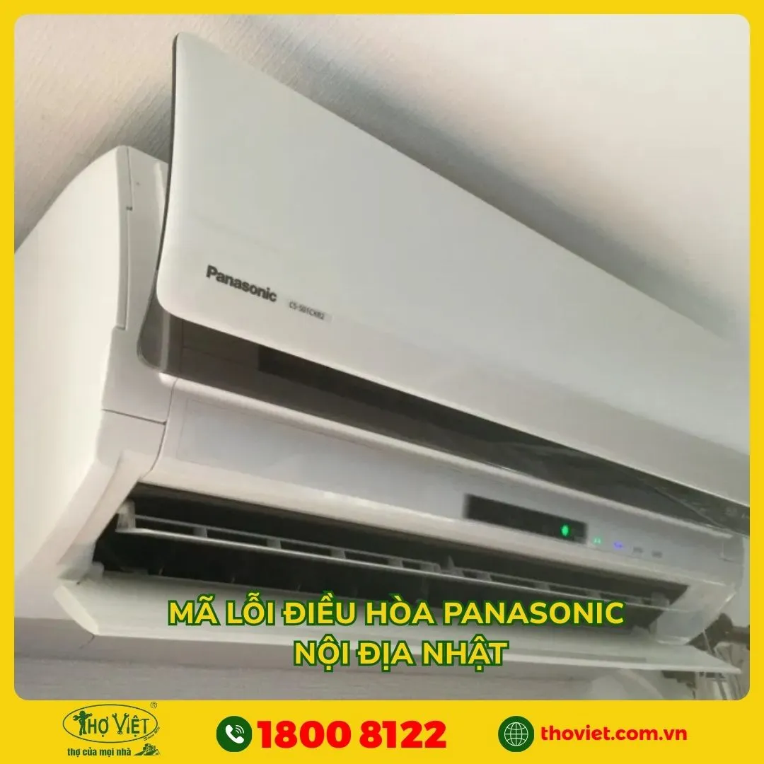 Mã lỗi điều hòa Panasonic nội địa Nhật 