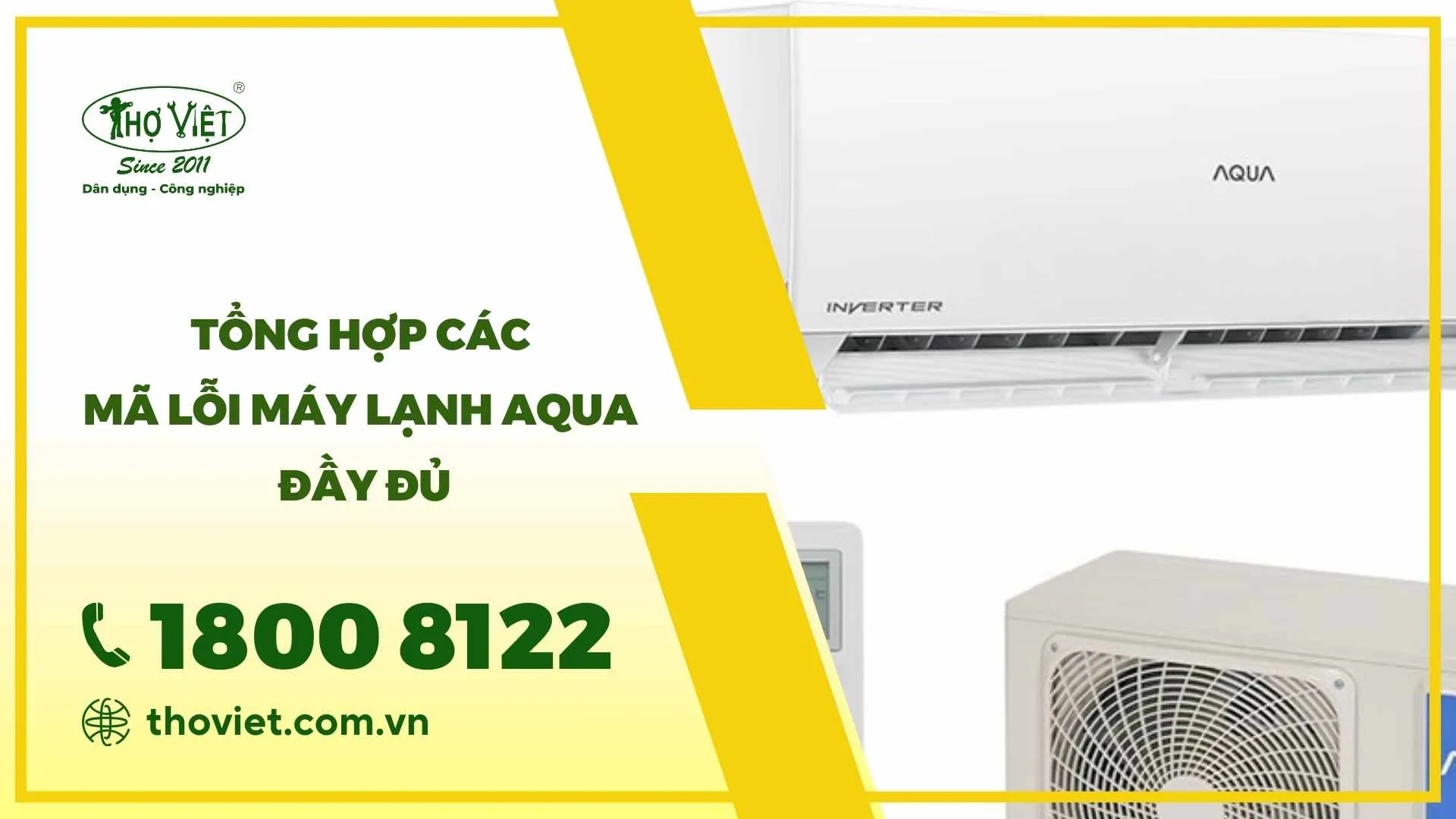 Mã lỗi máy lạnh Aqua