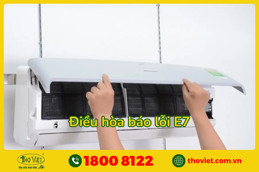 Điều hòa Sanyo báo lỗi E7