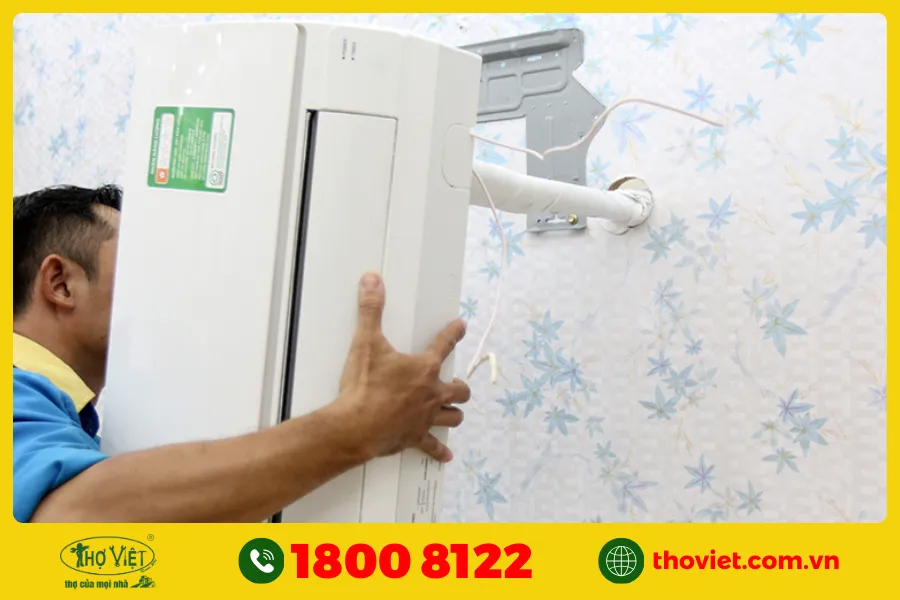 Lắp đặt máy lạnh Aqua sai kỹ thuật