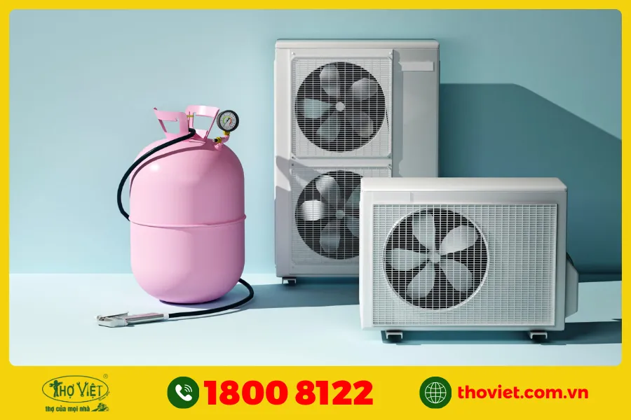 Gas lạnh kém chất lượng hoặc không đúng loại