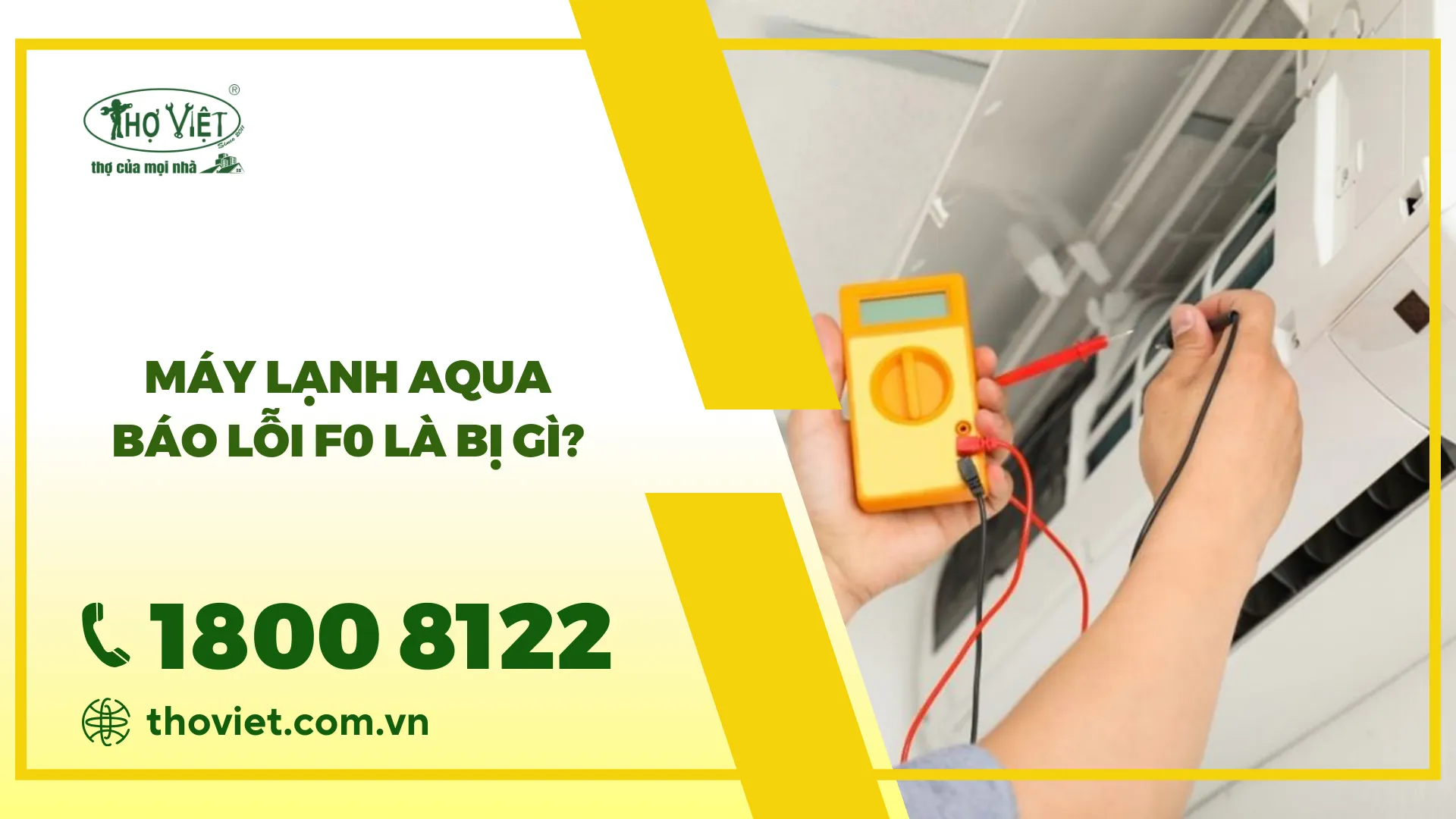Máy lạnh Aqua báo lỗi F0: Nguyên nhân & Cách khắc phục