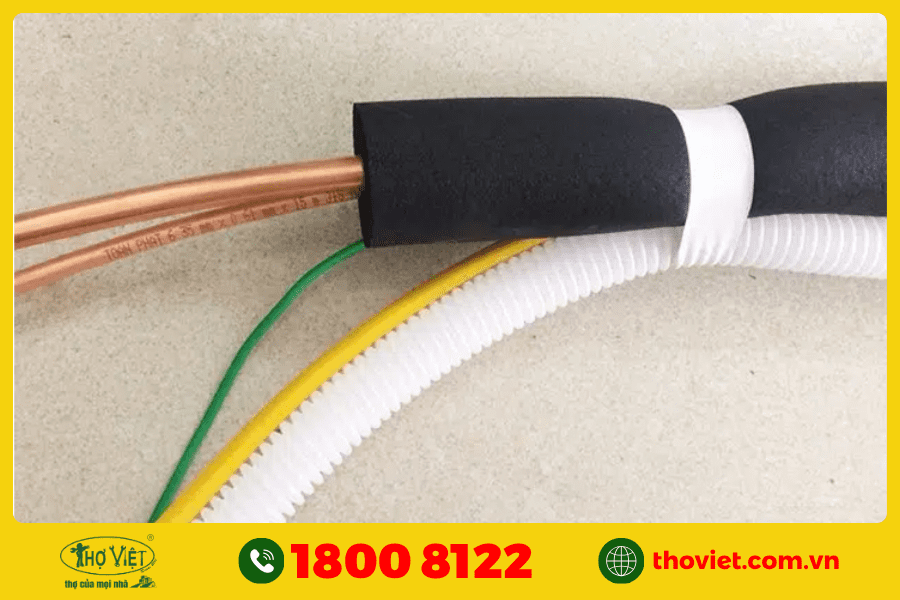 Dây dàn nóng & dàn lạnh bị đứt