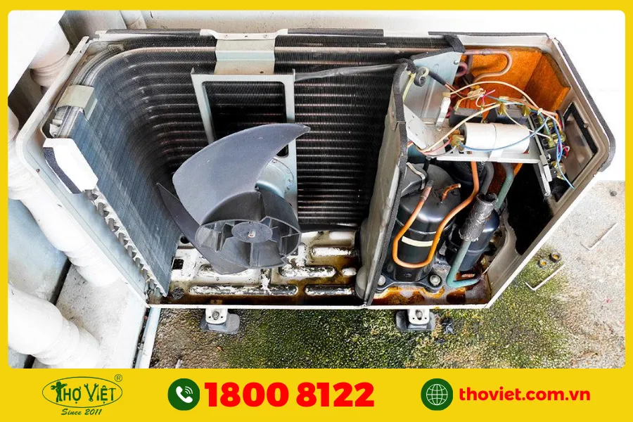 Máy nén (block) quá tải hoặc bị chạm