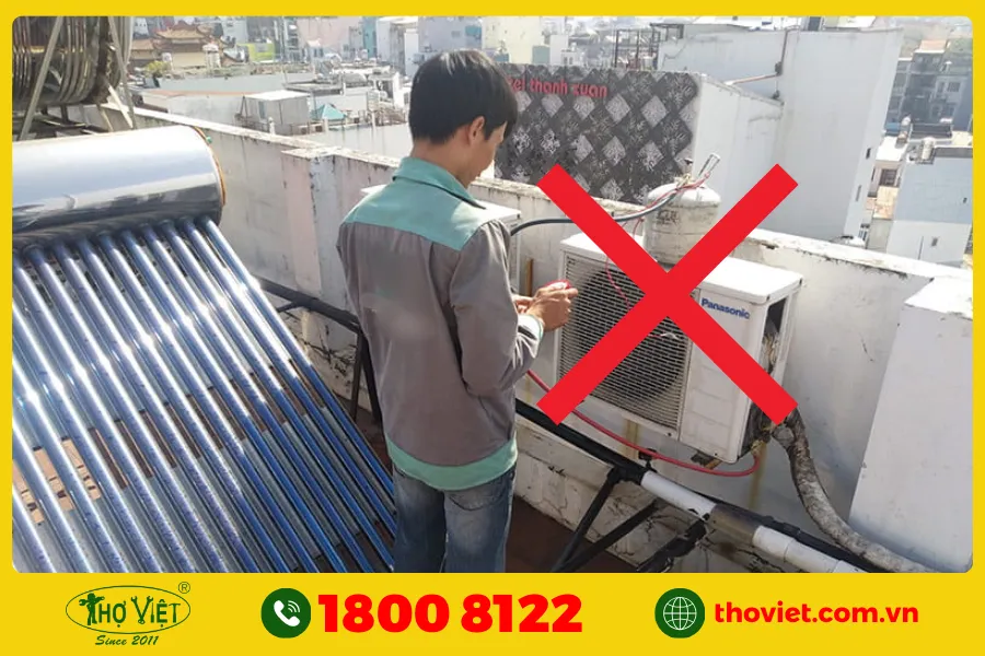 Lắp đặt không đúng kỹ thuật