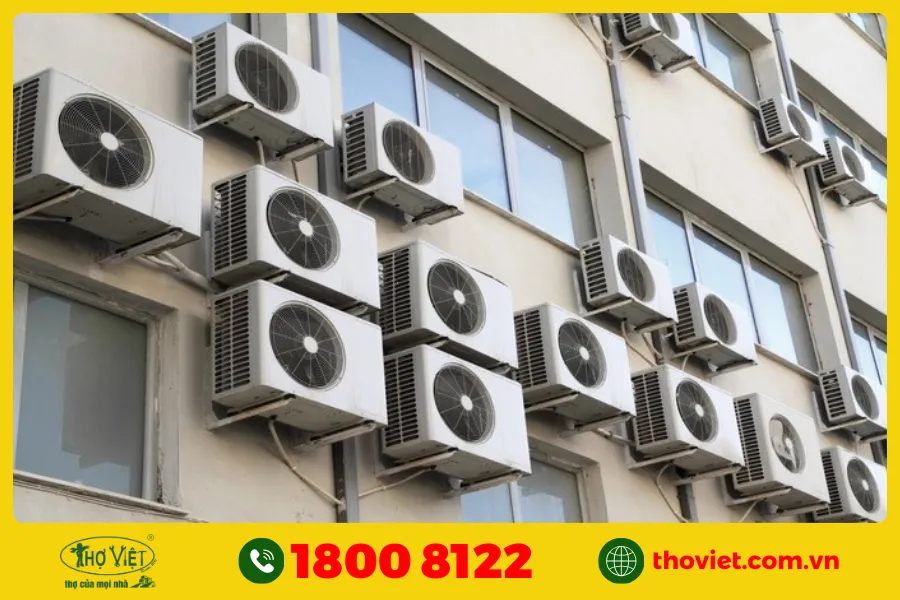 Luôn đặt cục nóng ở vị trí thông thoáng