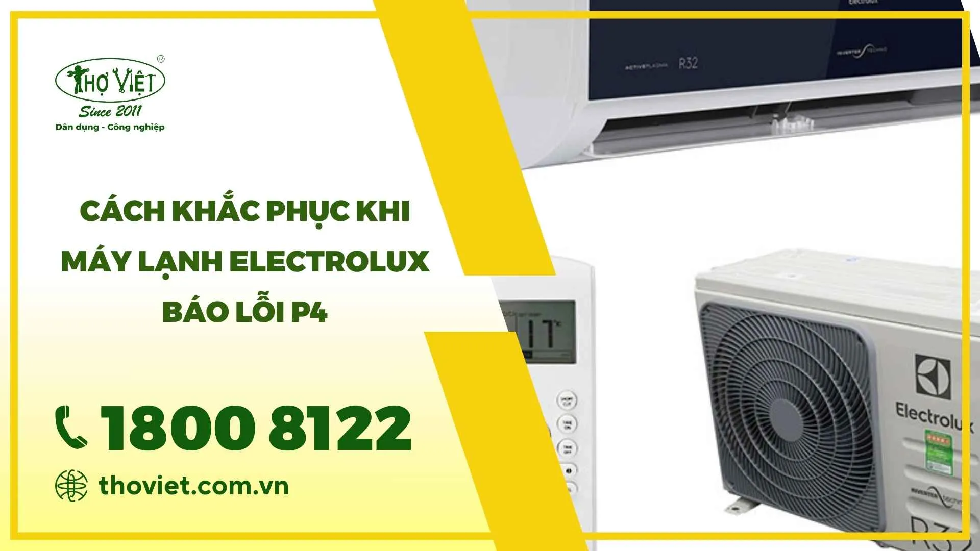 Máy lạnh Electrolux báo lỗi P4