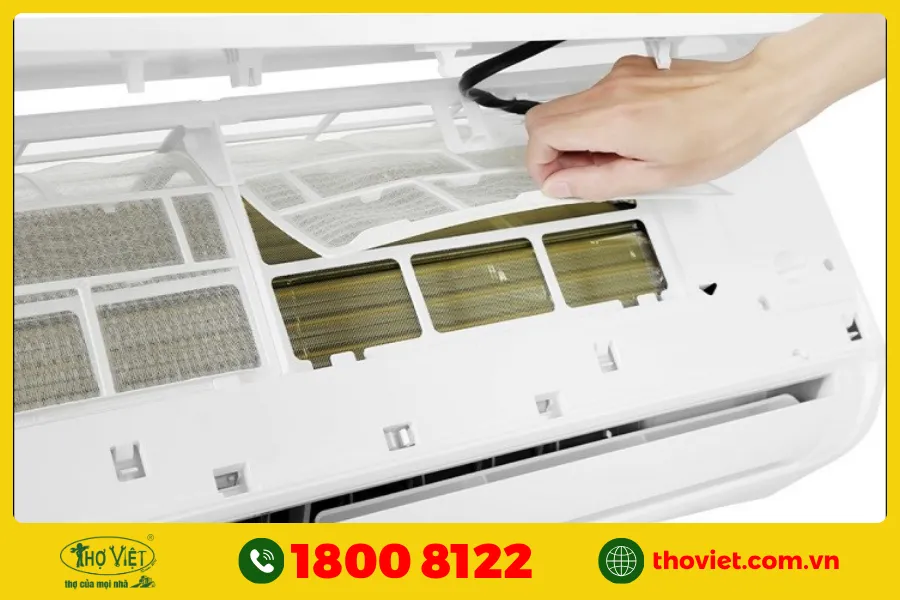 Bộ lọc không khí bẩn, nghẹt bụi