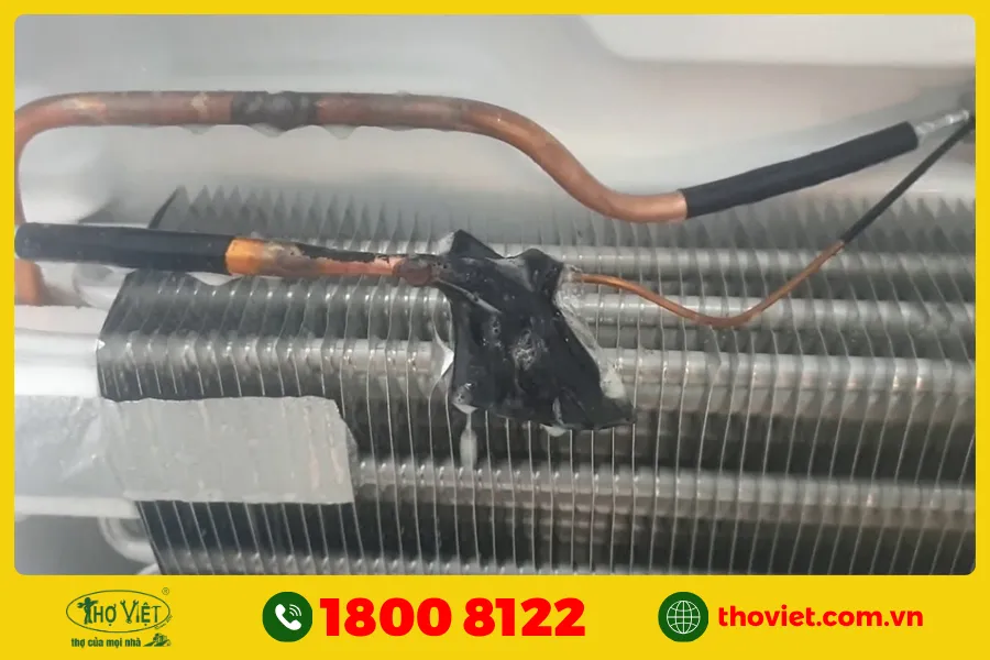 Đường ống dẫn gas bị rò rỉ