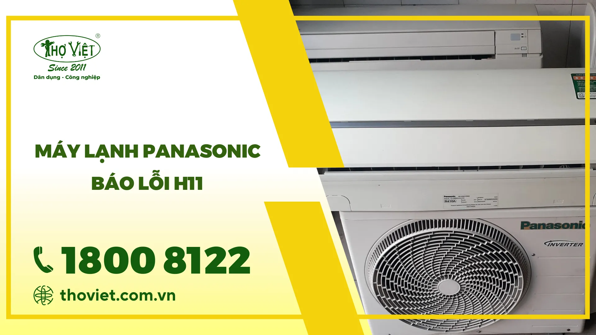 Hướng dẫn cách khắc phục lỗi H11 điều hòa Panasonic