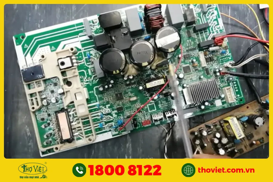 Bo mạch dàn nóng bị lỗi