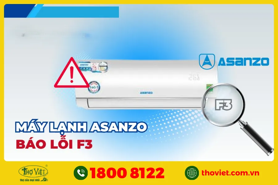 Điều hòa Sanyo báo lỗi F3