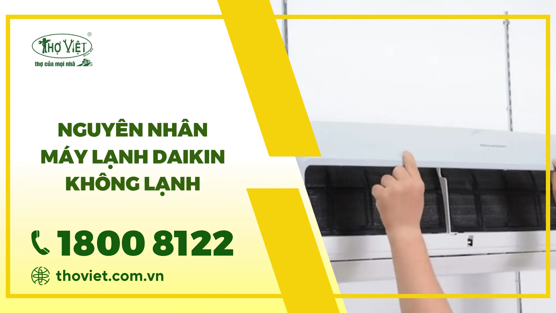 Máy lạnh Daikin không lạnh: Nguyên nhân & Cách khắc phục