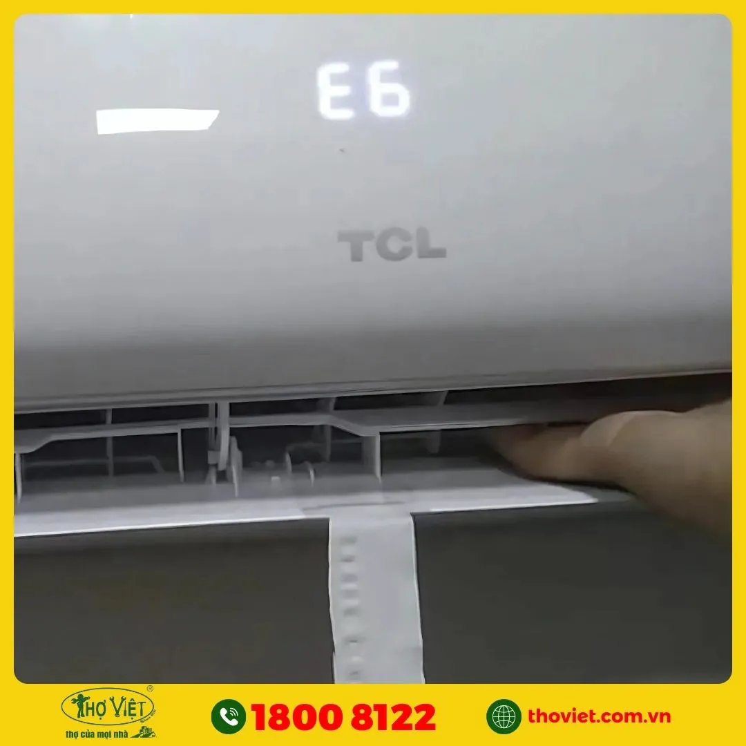 Nguyên nhân và cách xử lý khi máy lạnh TCL báo lỗi E6