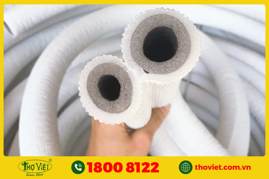 Lớp cách nhiệt ống đồng bị hỏng