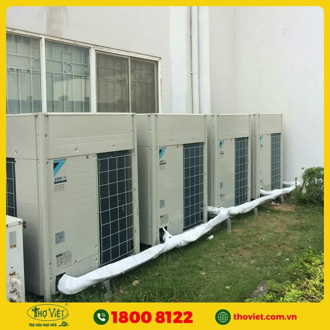 Quy trình vệ sinh máy lạnh trung tâm VRV tại Thợ Việt