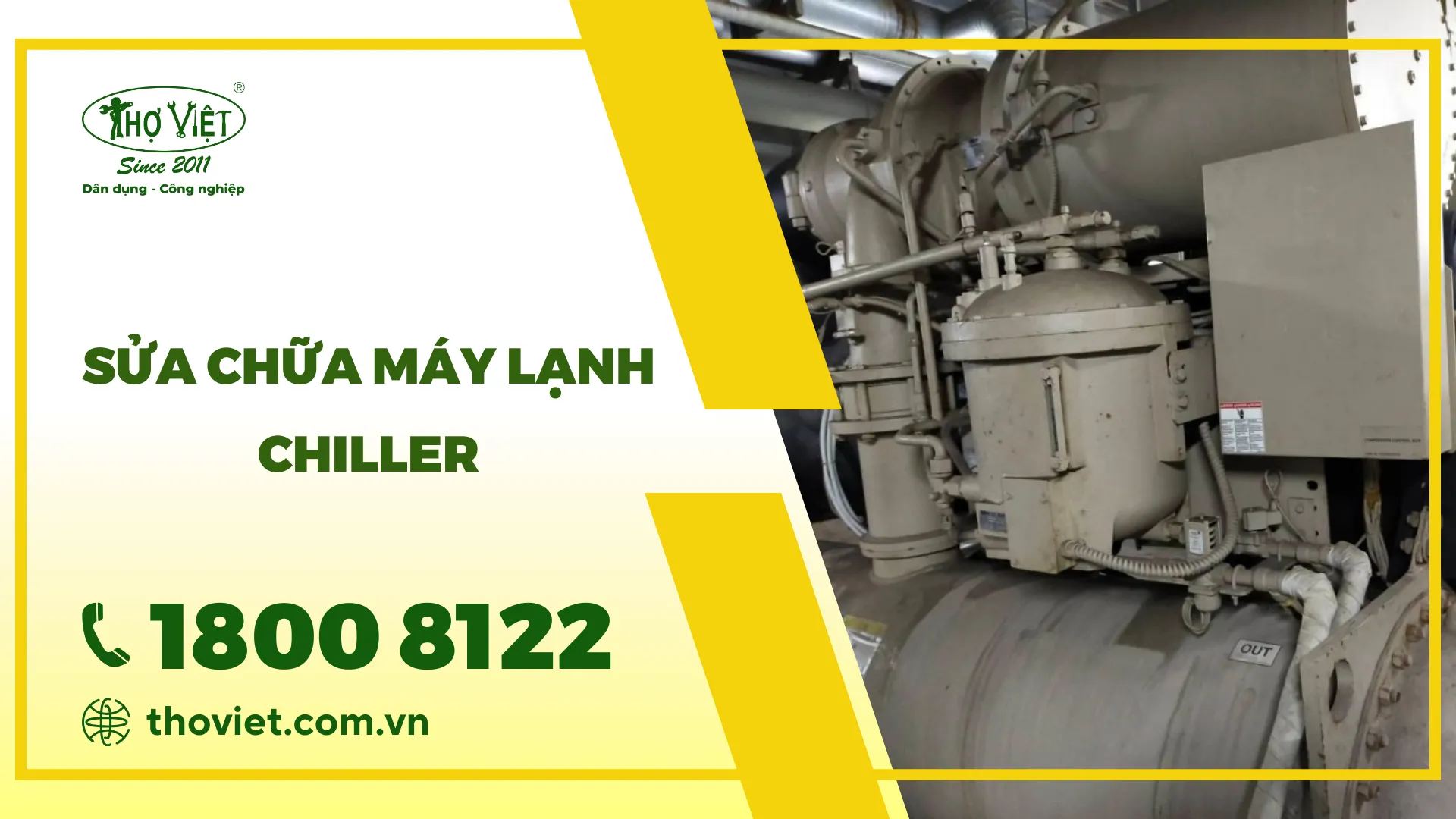 Dịch vụ sửa máy lạnh Chiller tại TP.HCM & Các tỉnh lân cận