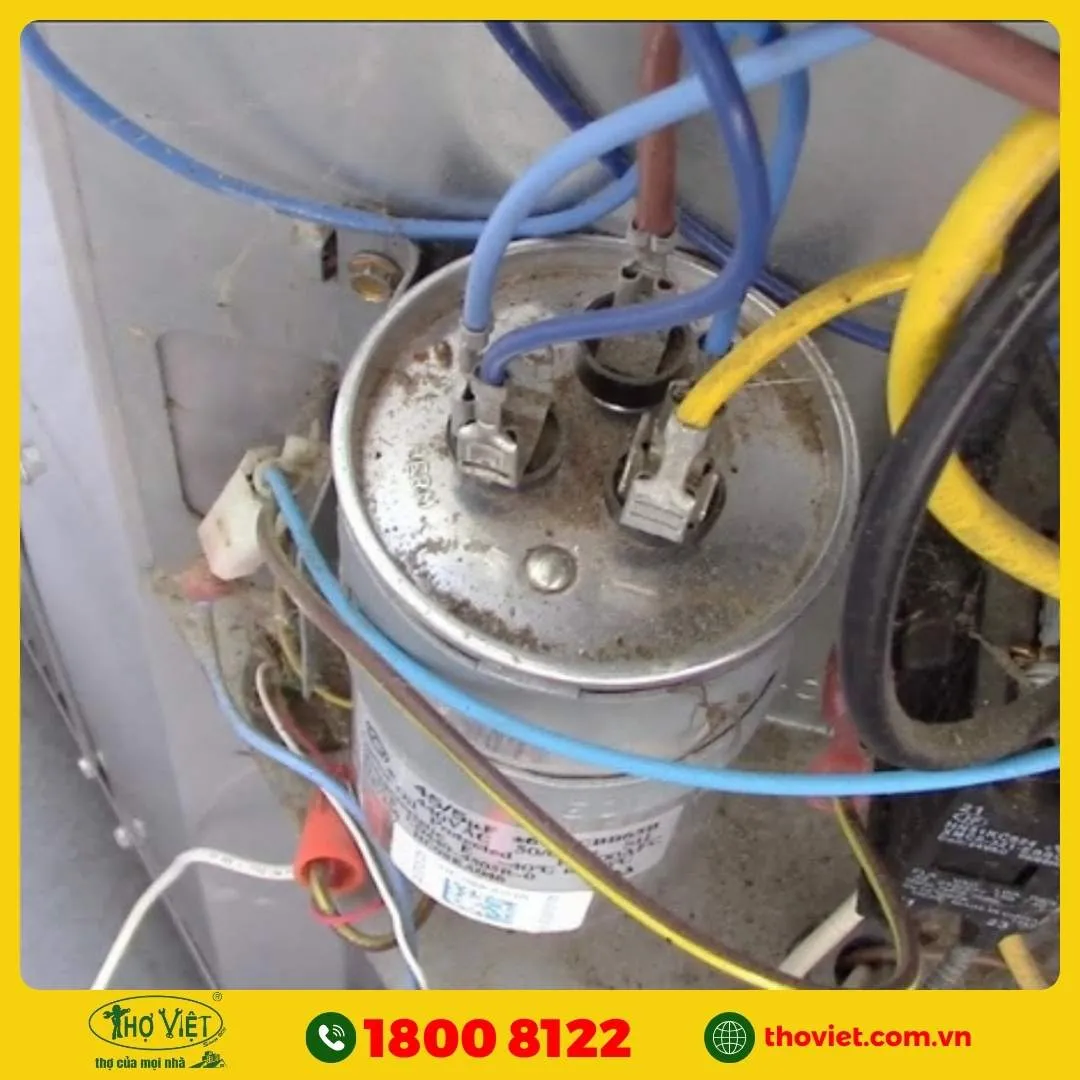 Tụ cách điện bị hỏng 