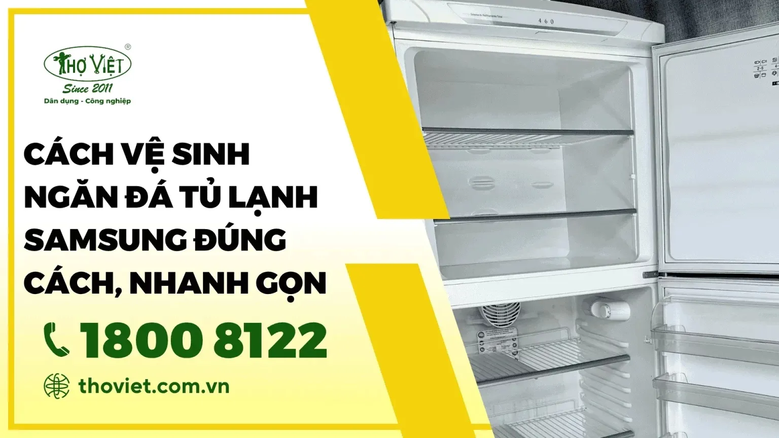 Cách vệ sinh ngăn đá tủ lạnh Samsung đúng cách, nhanh gọn
