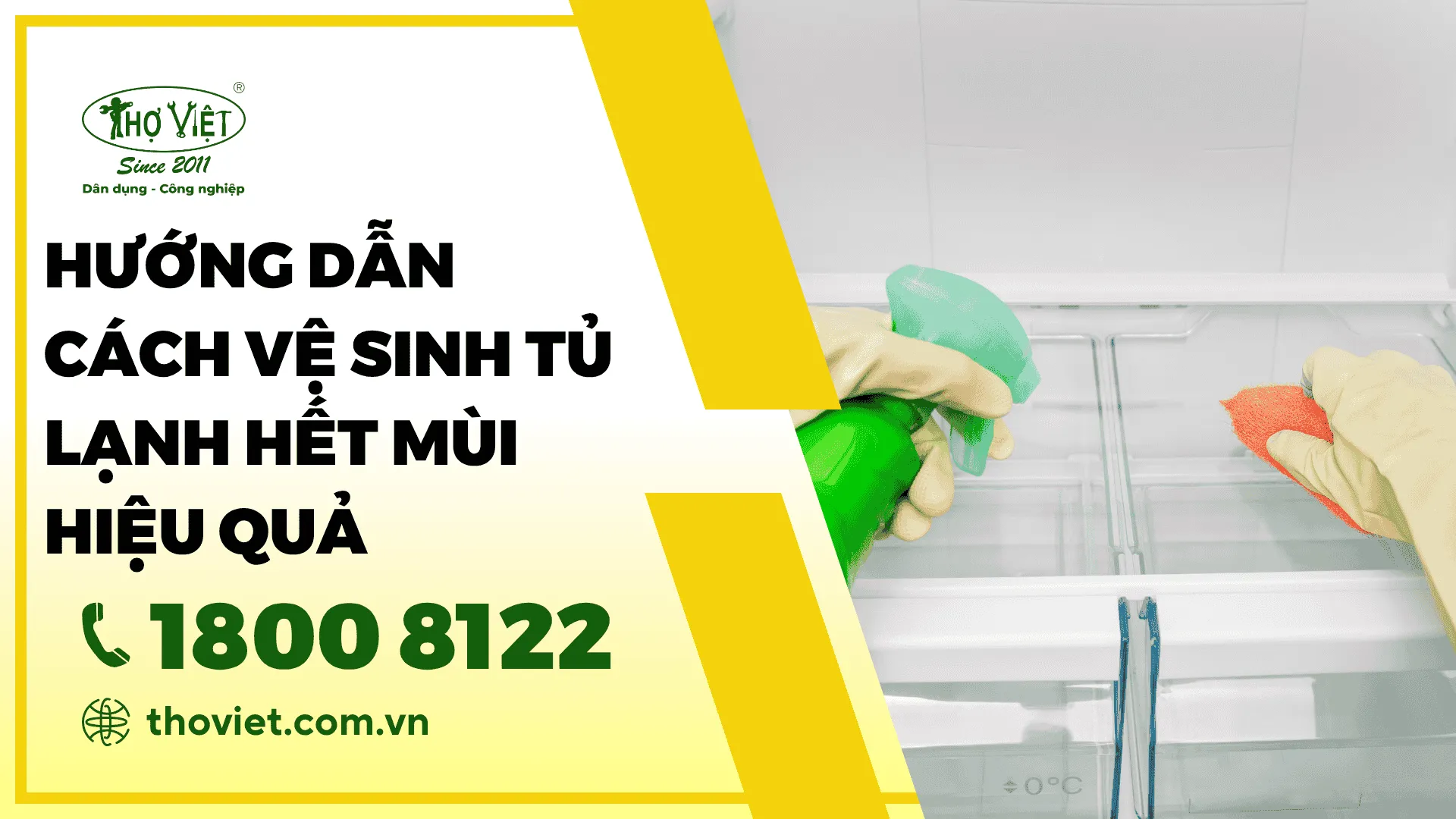 Hướng dẫn cách vệ sinh tủ lạnh hết mùi hiệu quả