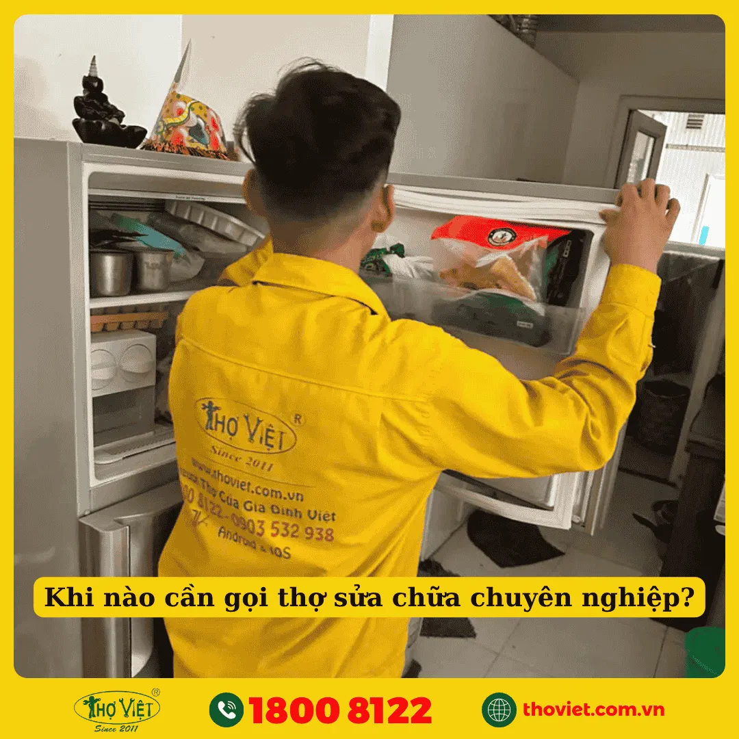 Khi nào cần gọi thợ sửa chữa chuyên nghiệp?