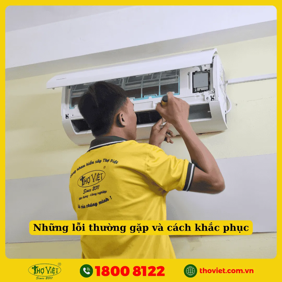 Những lỗi thường gặp và cách khắc phục