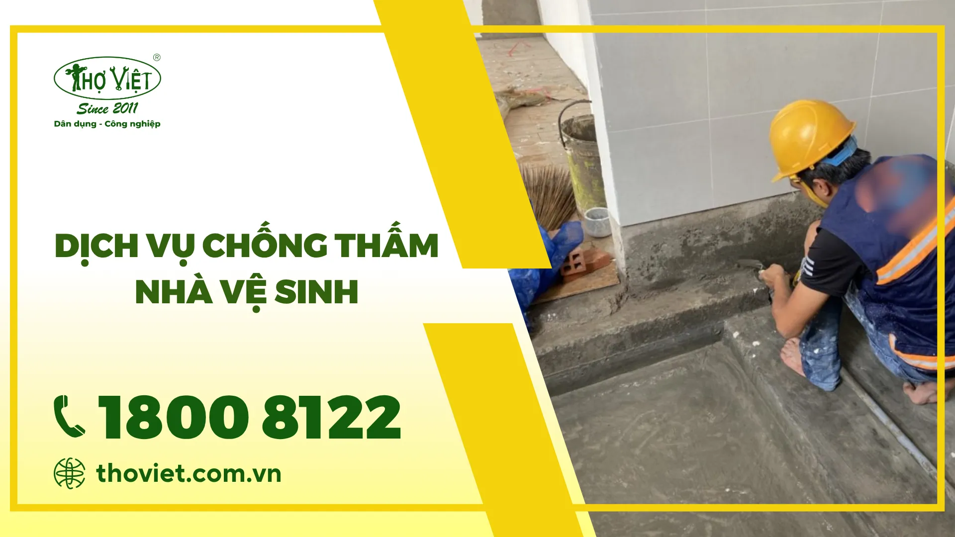 Dịch vụ chống thấm nhà vệ sinh tại TP.HCM & Các tỉnh lân cận