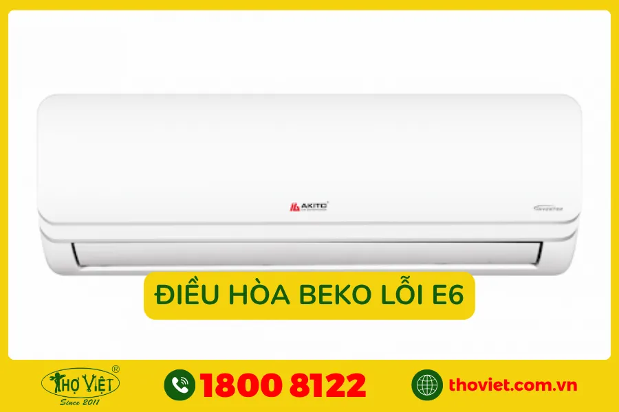 Lỗi E6 trên điều hòa Akito thường xảy ra khi hệ thống gặp vấn đề trong quá trình trao đổi dữ liệu hoặc cảm biến không nhận tín hiệu đúng.