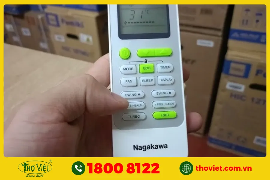 Hết pin điều khiển