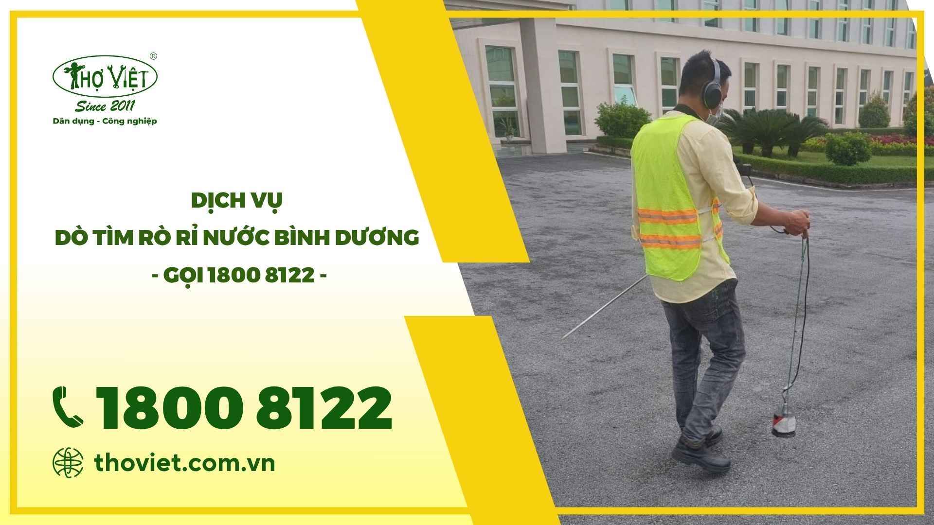 Dò tìm rò rỉ nước Bình Dương