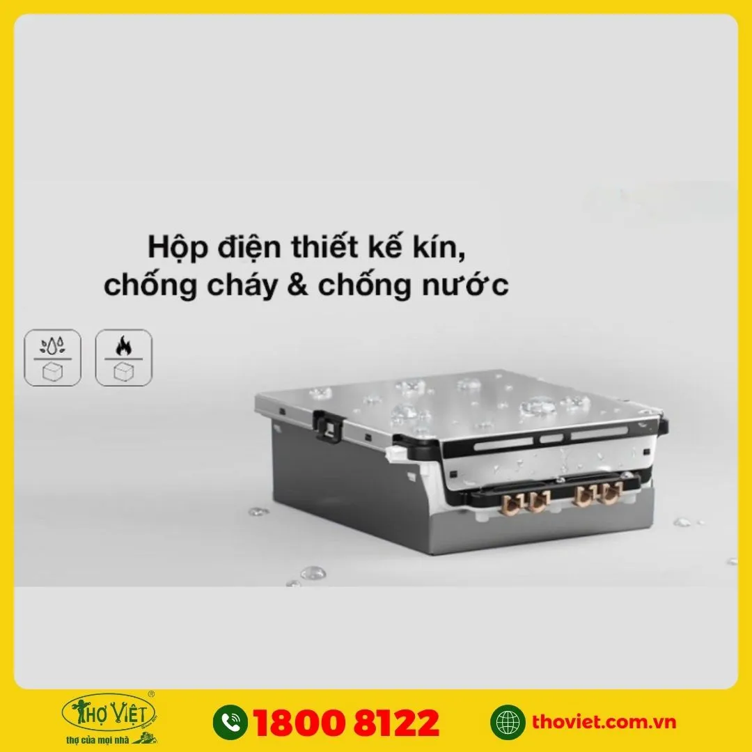 Hộp mạch điện kín kháng nước, chịu nhiệt tốt