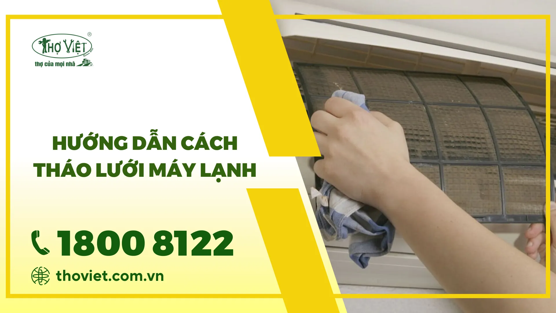 Hướng dẫn cách tháo lưới máy lạnh dễ dàng tại nhà