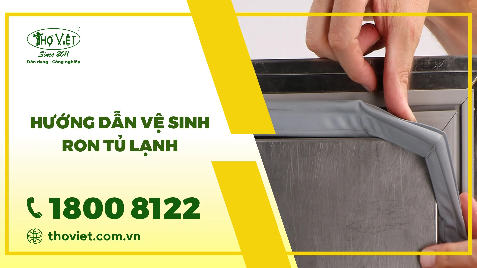 Hướng dẫn cách vệ sinh ron tủ lạnh đúng cách