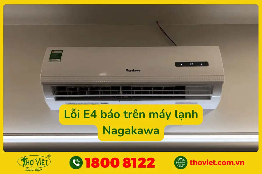 Máy lạnh Nagakawa báo lỗi E4