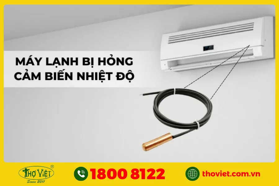 Cảm biến nhiệt độ bị lỗi & hỏng