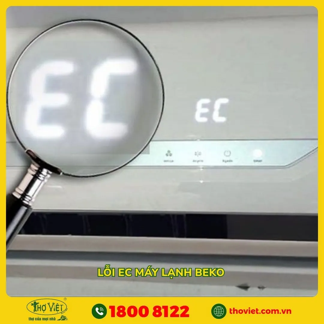 Lỗi EC máy lạnh Beko