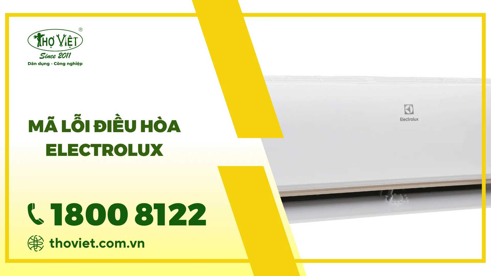 Cập nhật mã lỗi điều hòa Electrolux mới nhất [thangnam]