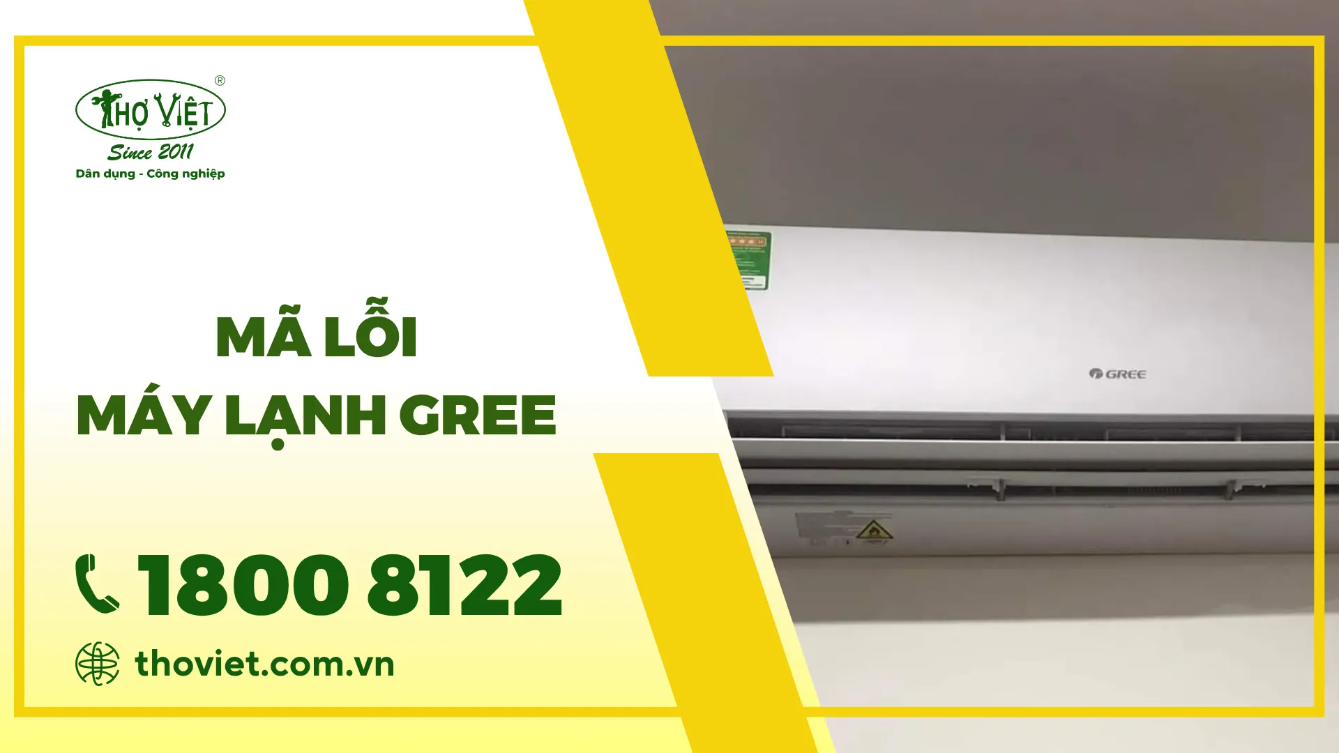 Bảng mã lỗi điều hòa Gree mới nhất [thangnam]