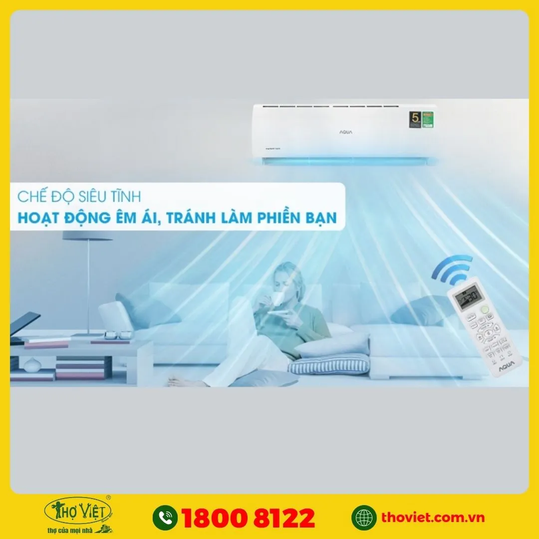 Máy lạnh Aqua chế độ siêu tĩnh