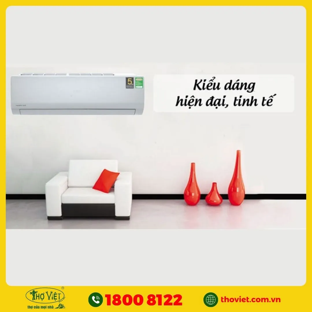 Máy lạnh Aqua thiết kế hiện đại, tinh tế
