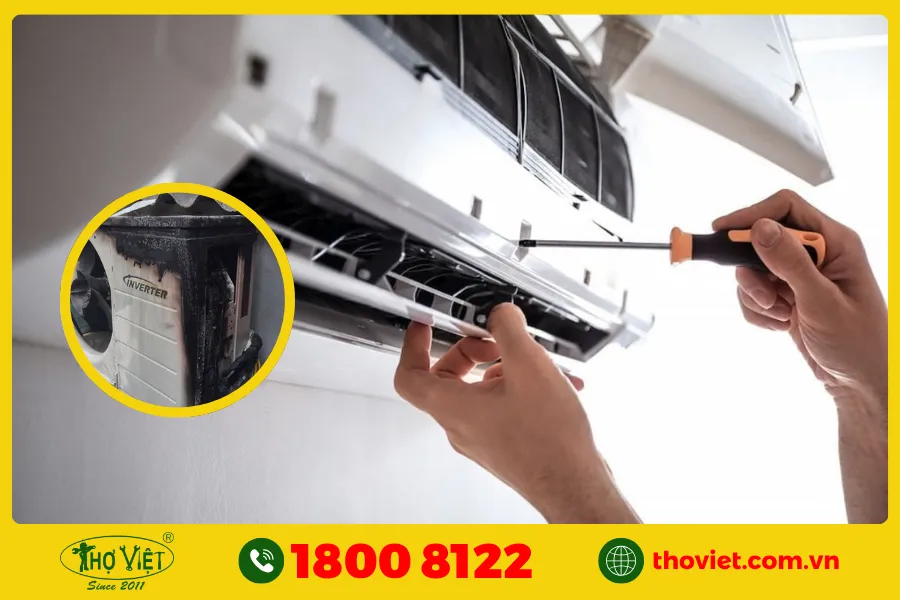 Máy lạnh hoạt động quá tải