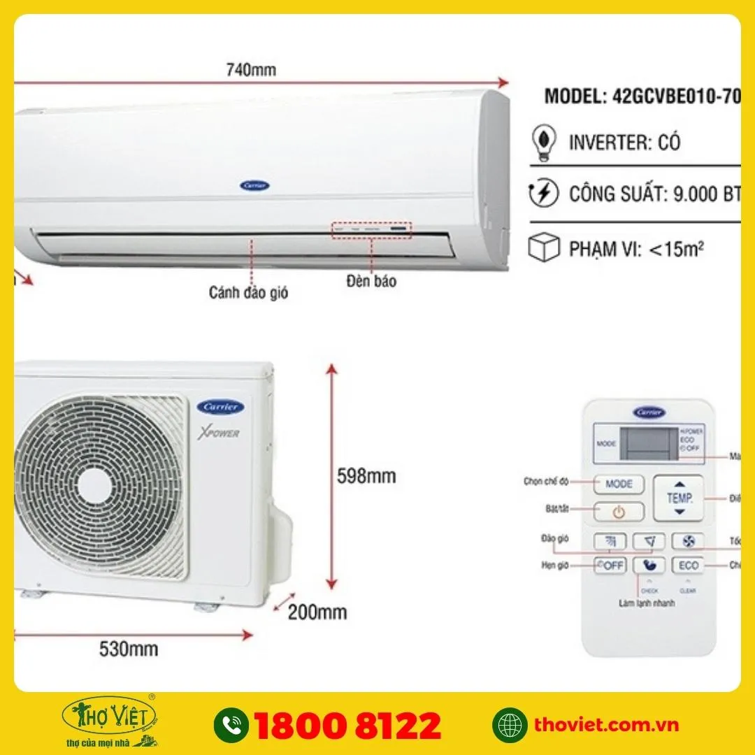 Máy lạnh Carrier của nước nào?