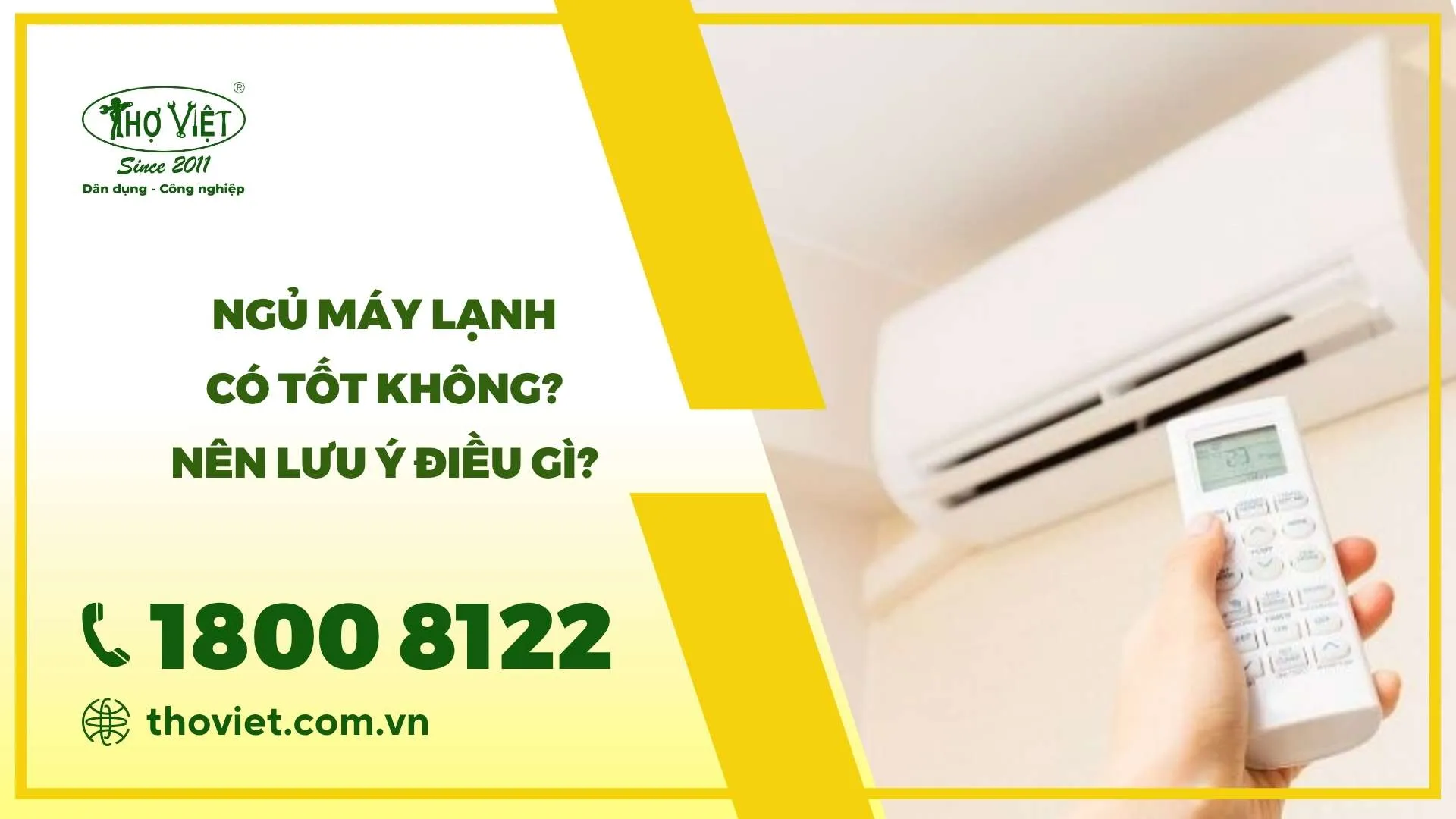 Ngủ máy lạnh có tốt không?