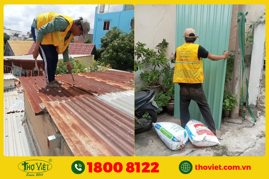 Một số lưu ý khi thuê thợ sửa mái tôn