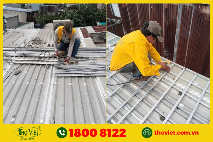 Giới thiệu dịch vụ sửa mái tôn